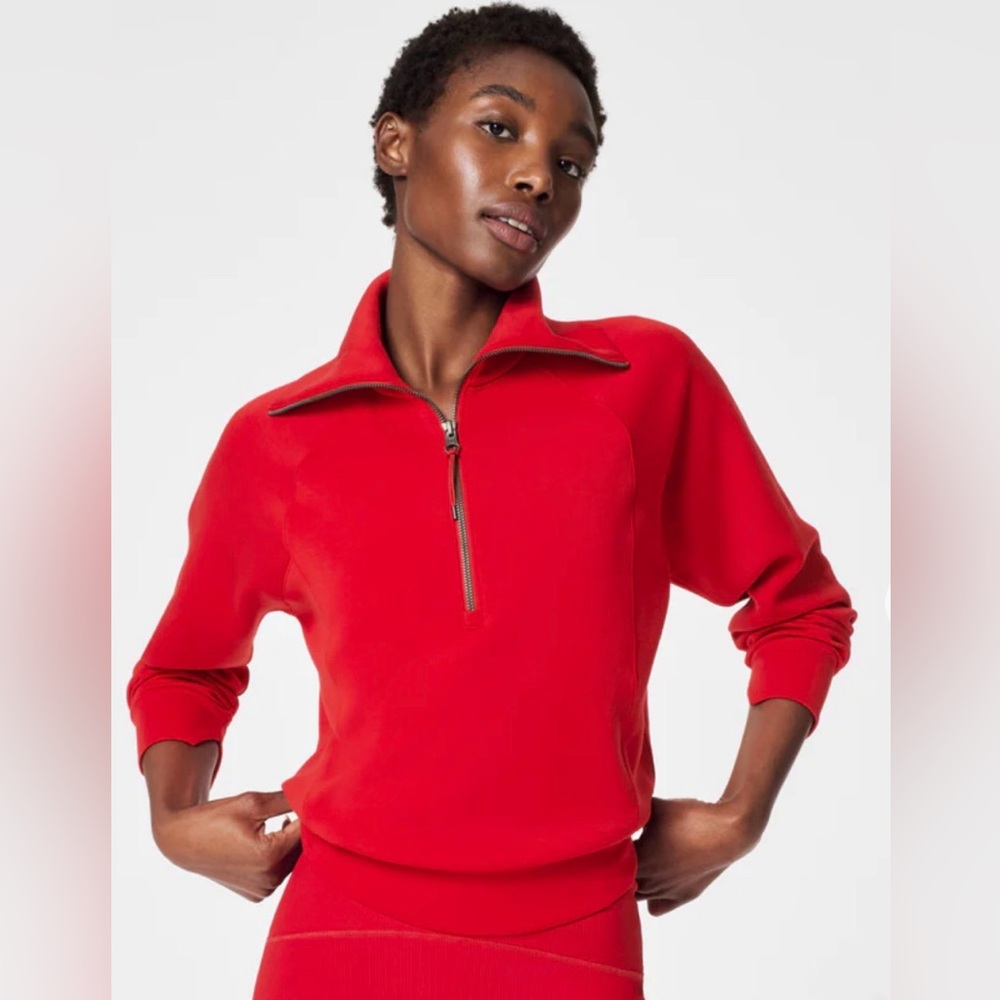 Spanx Air Essentials Half-Zip Pullover